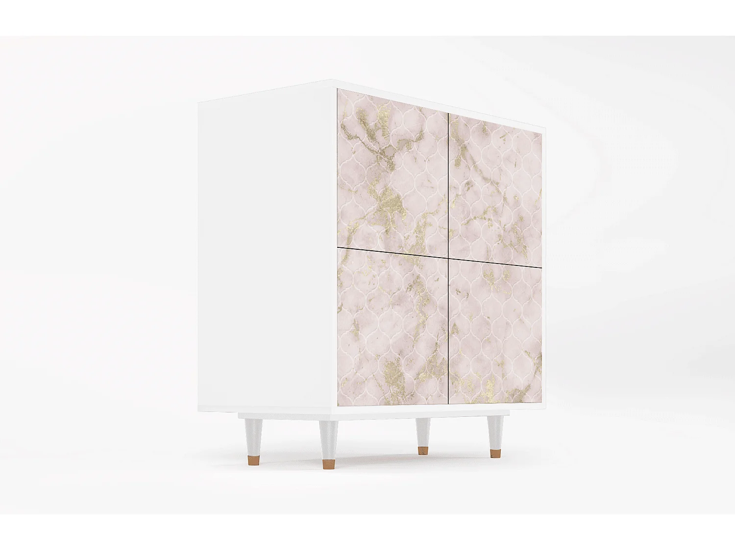 Aparador - 94x96x48 cm - BS3 - Dirty Roses, Branco