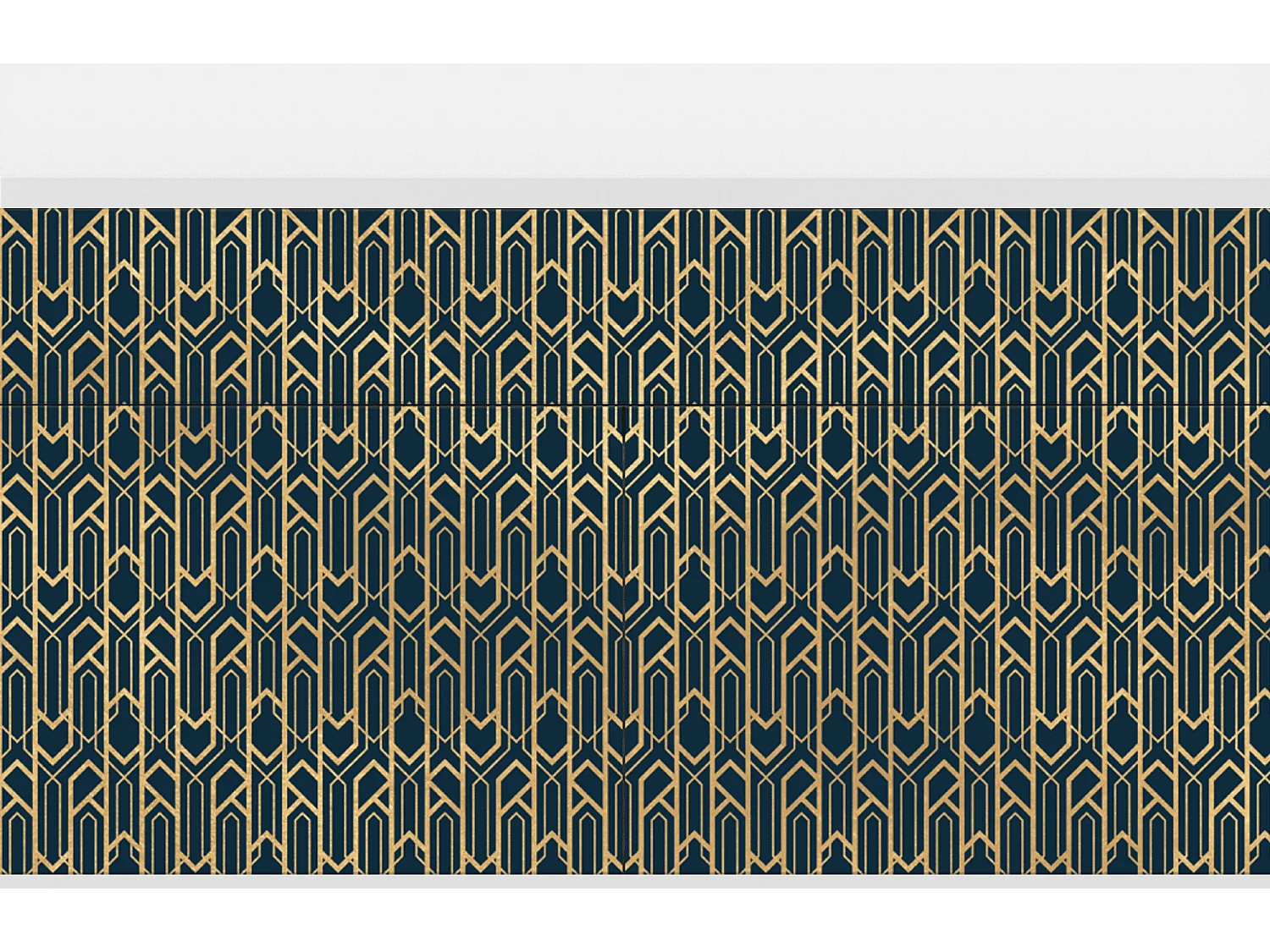 Kredens - 115x85x48 cm - BS4 - Golden Empire, Biały