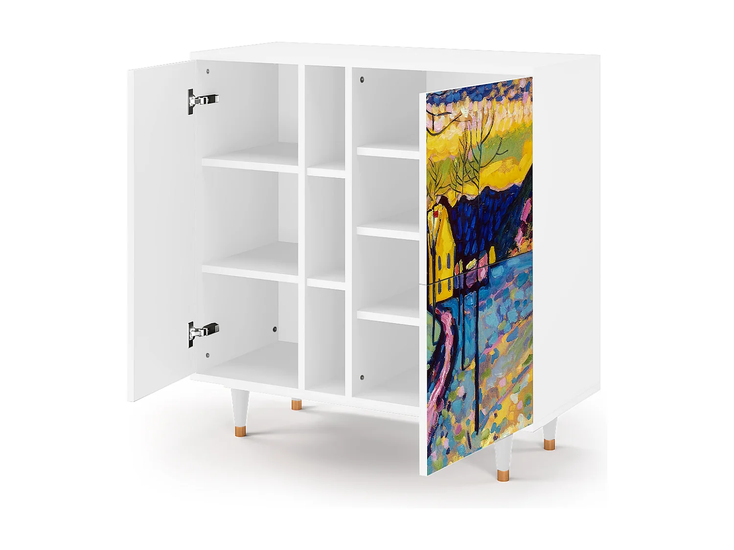 Buffet - 94х96х41 cm - BS5 - Winter Landscape, Blanc