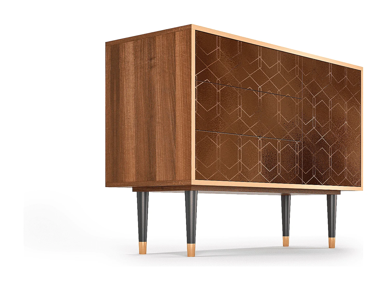 Credenza - 115х84х41 cm - S3 - Chocolate Bar, Noce