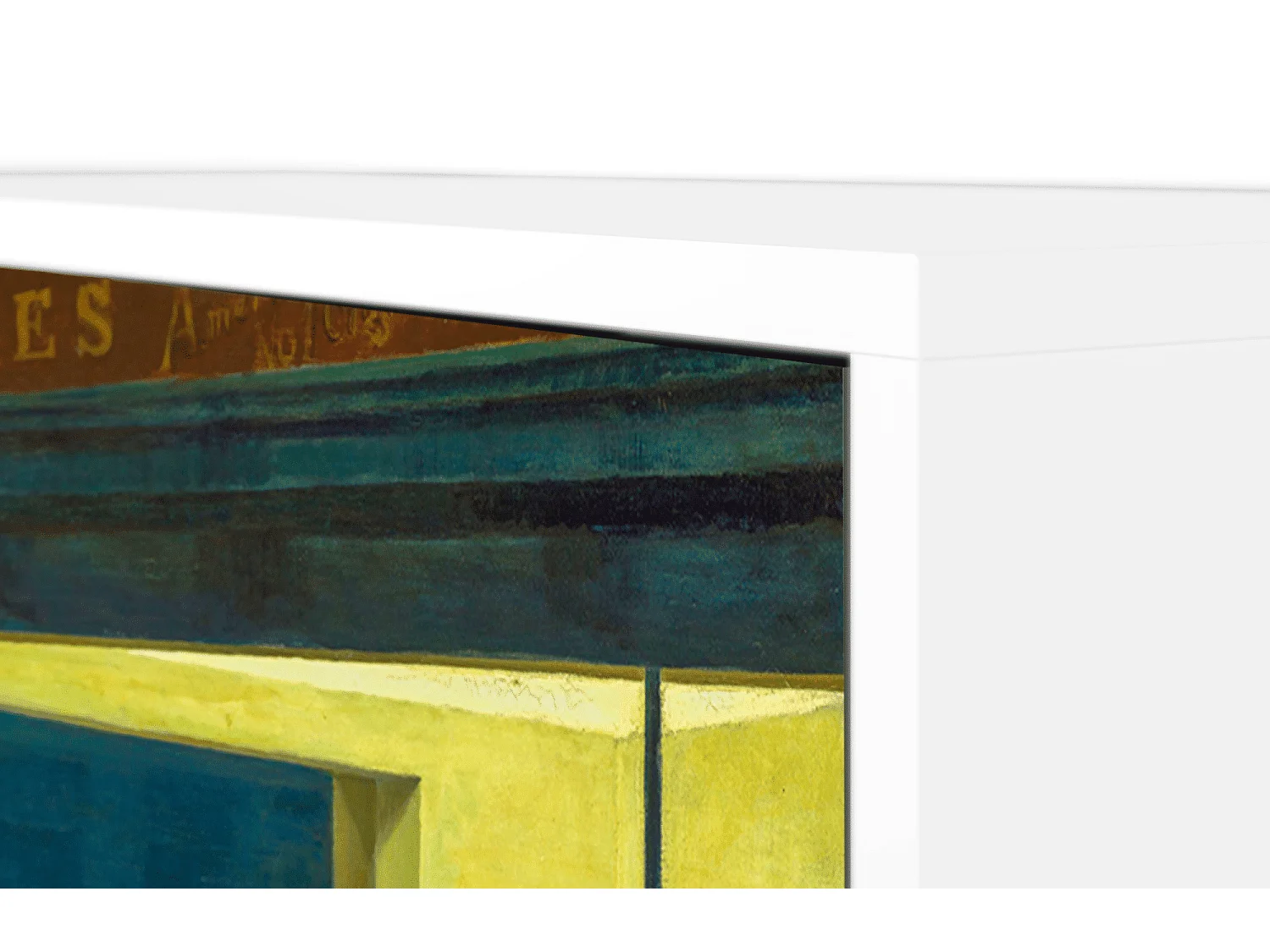 Dressoir - 115х84х41 cm - S3 - Nighthawks by Hopper, Wit