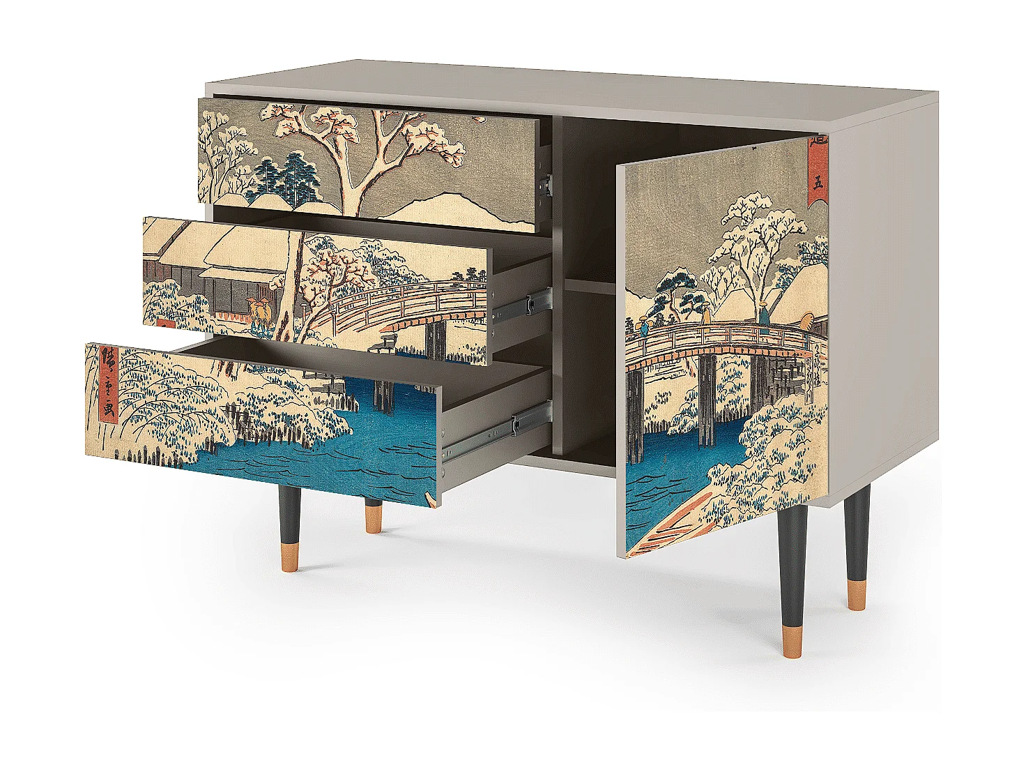 Credenza - 115х84х41 cm - S3 - Katabira River, Sabbia