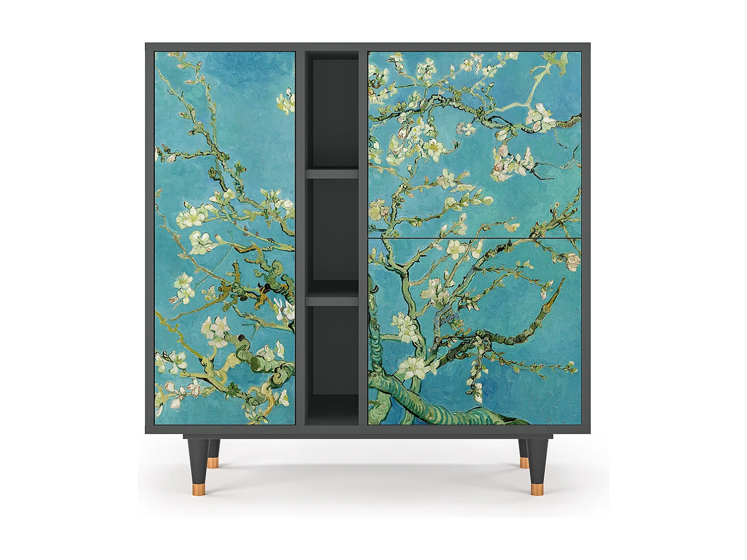 Aparador - 94х96х41 cm - BS5 - Almond Blossom, Antracita