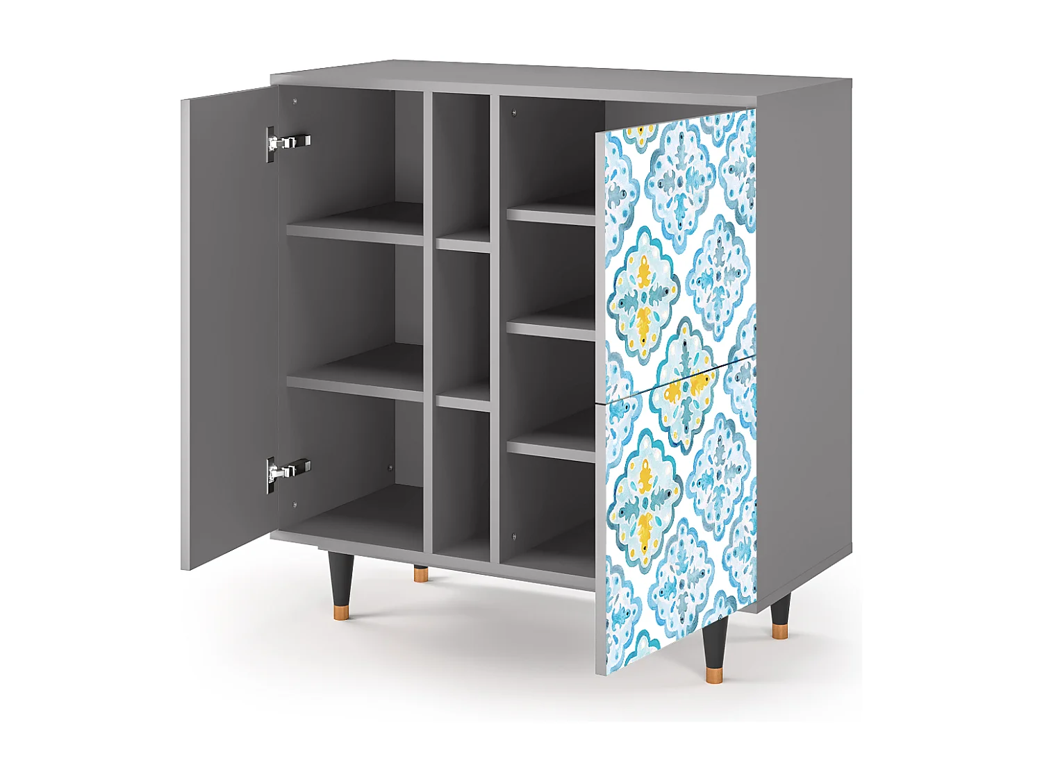 Sideboard - 94х96х41 cm - BS5 - Portugese tiles, Grau