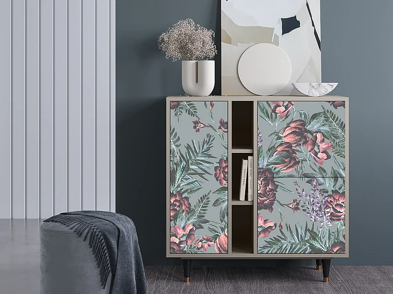 Buffet - 94х96х41 cm - BS5 - Light Peonies, Sable