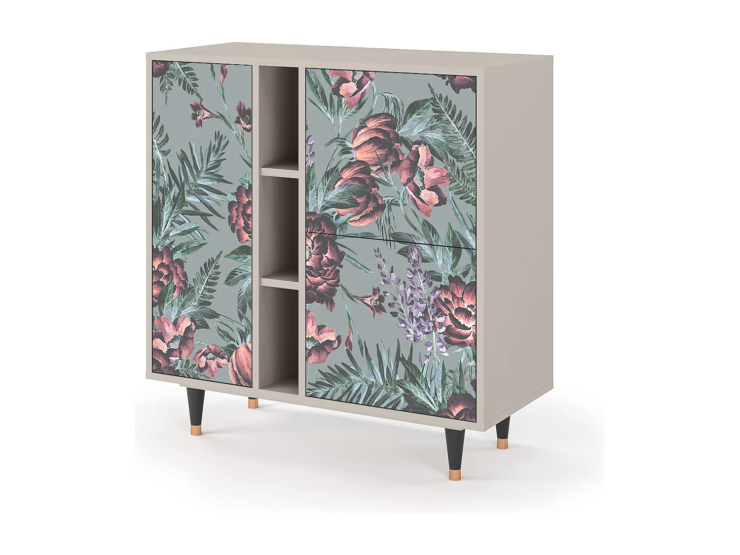 Dressoir - 94х96х41 cm - BS5 - Light Peonies, Zand