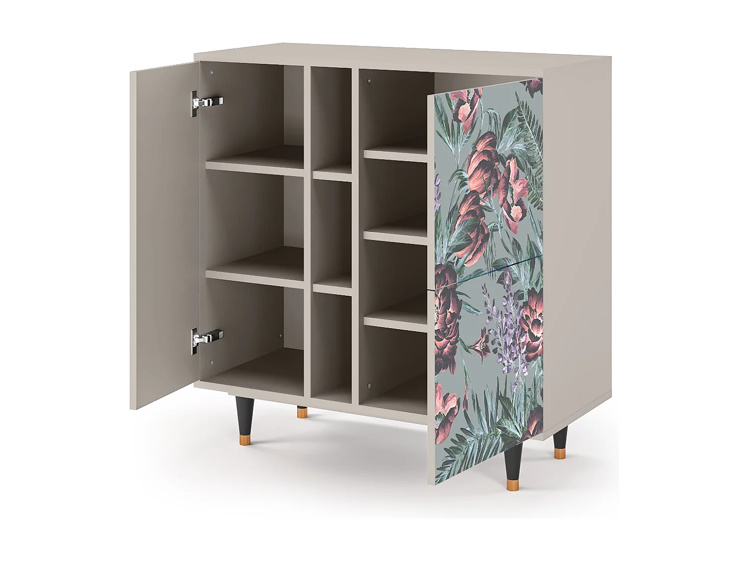 Dressoir - 94х96х41 cm - BS5 - Light Peonies, Zand