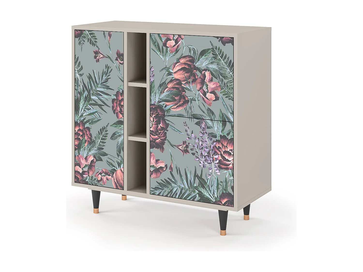 Buffet - 94х96х41 cm - BS5 - Light Peonies, Sable