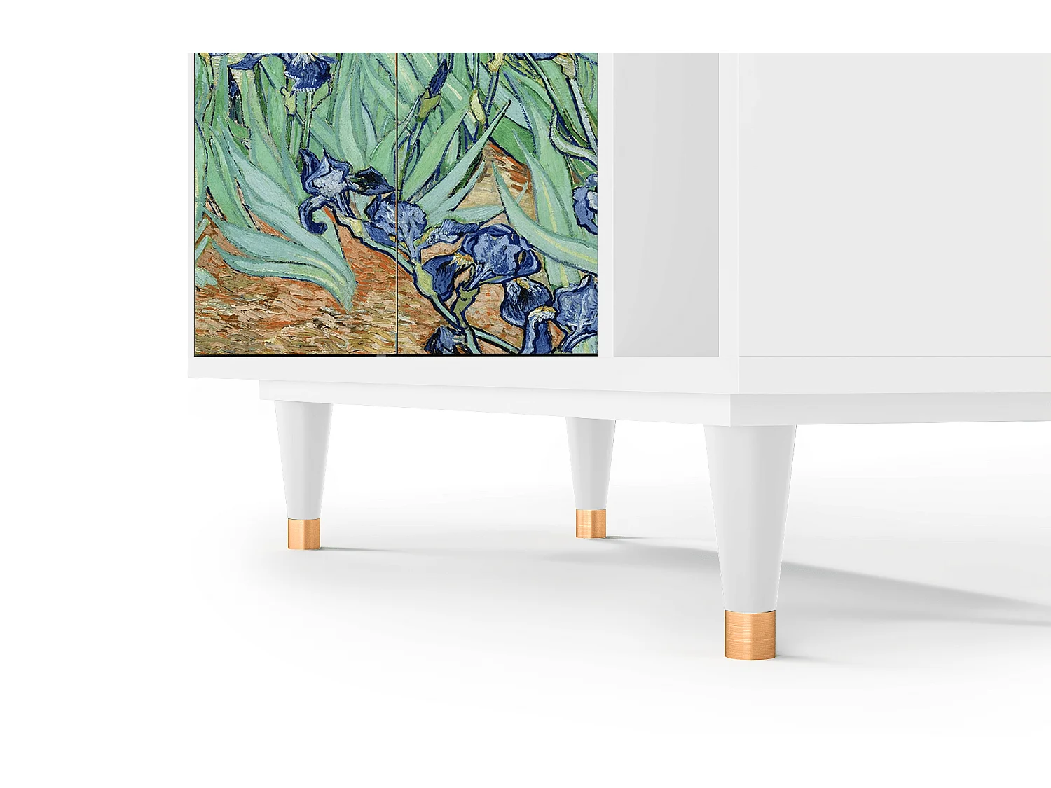 Buffet - 96х110х41 cm - BS6 - Irises , Blanc