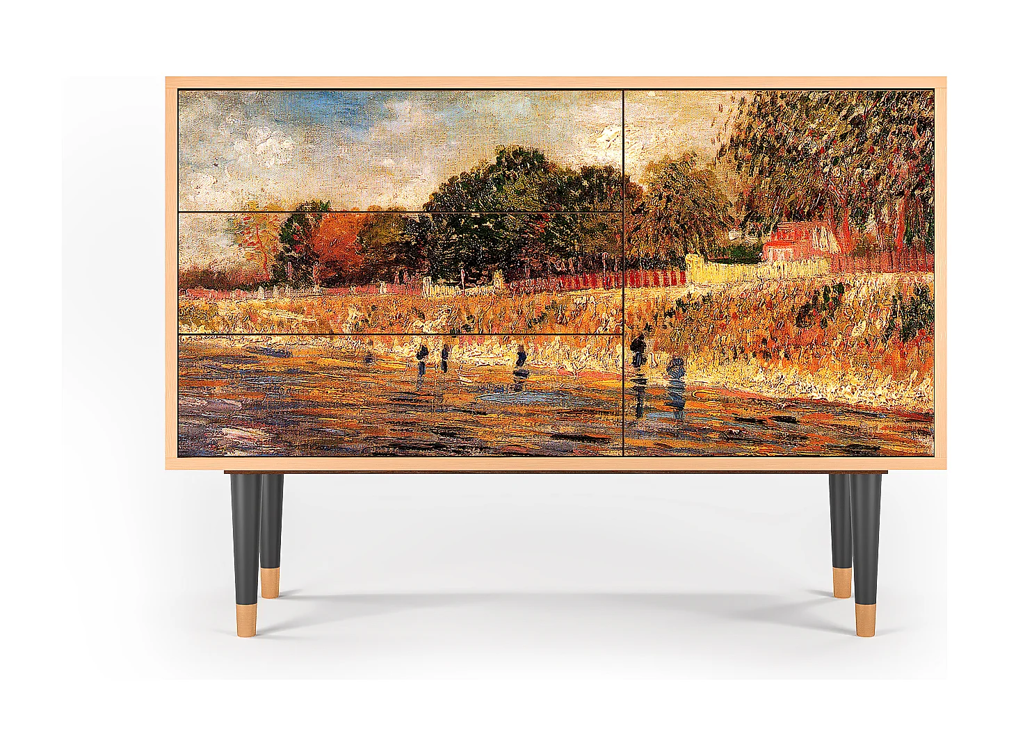 Buffet - 115х84х41 cm - S3 - The Banks, Noyer