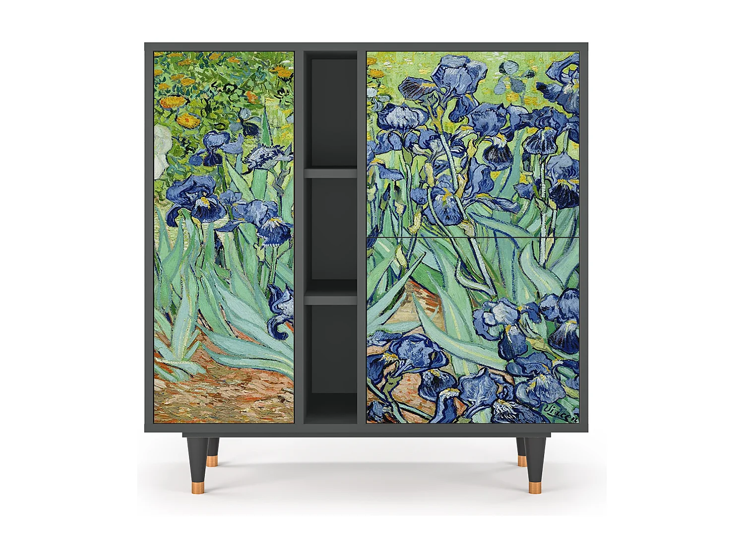 Credenza - 94х96х41 cm - BS5 - Irises , Antracite