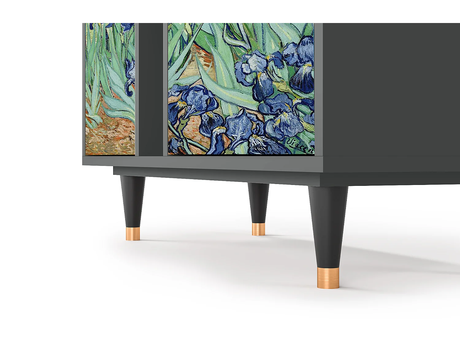 Aparador - 94х96х41 cm - BS5 - Irises , Antracite