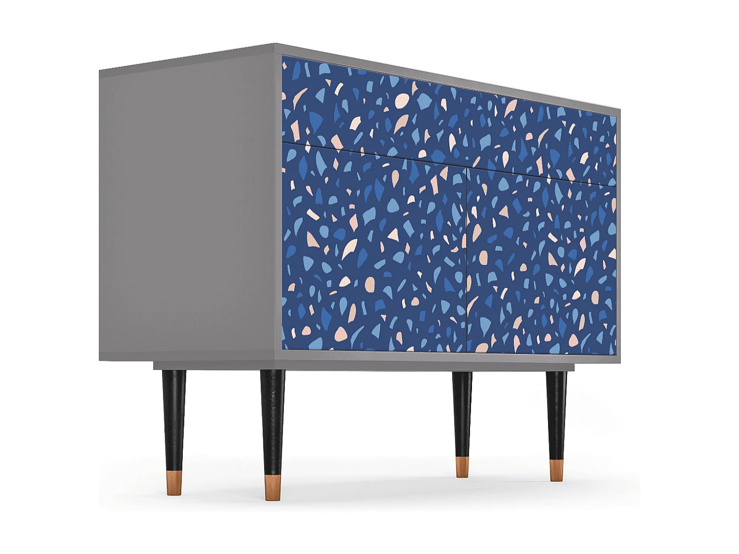 Aparador - 115x85x48 cm - BS4 - Soap Whirpool, Gris