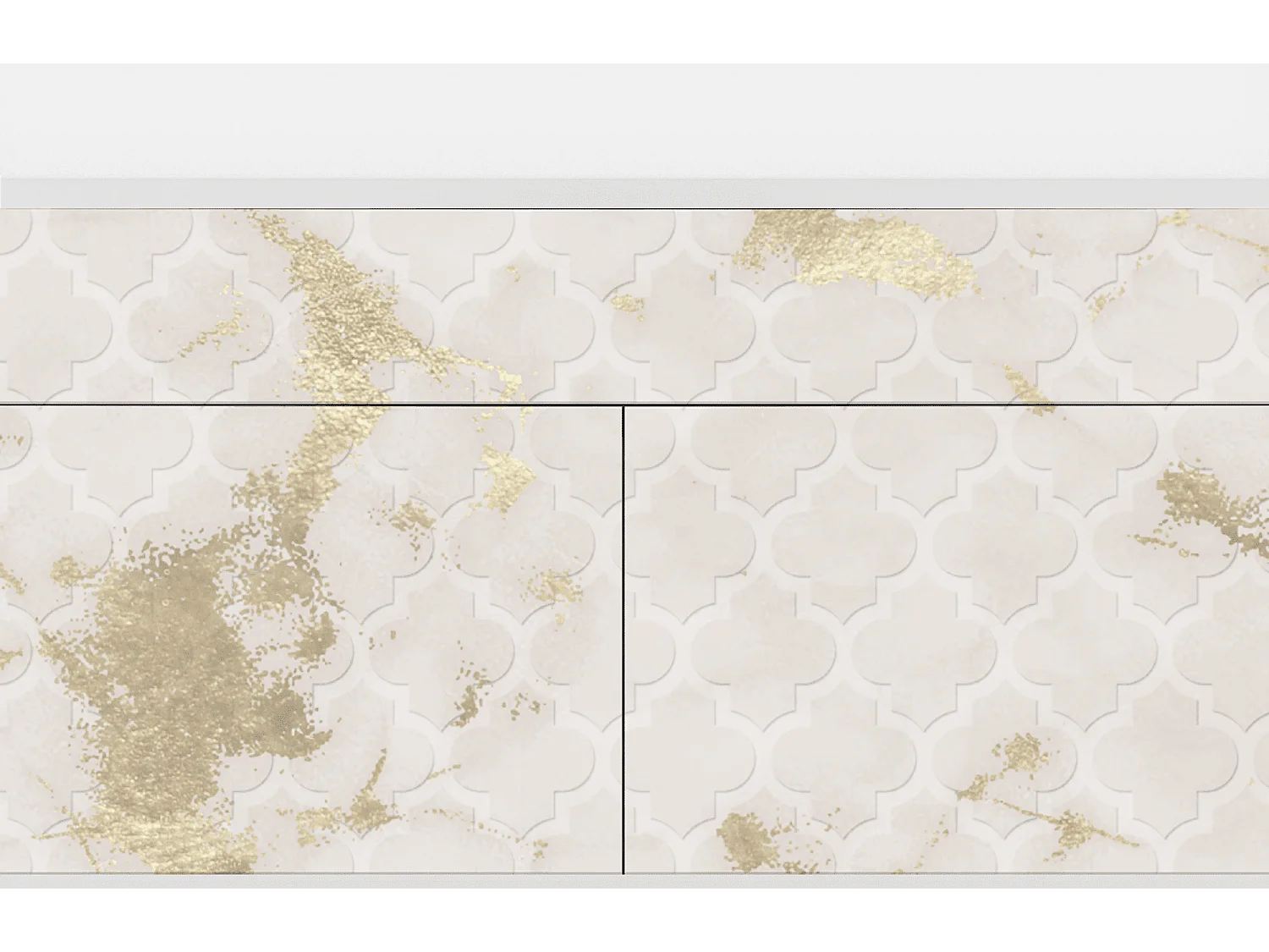 Buffet - 115x85x48 cm - BS4 - Sahara desert, Blanc