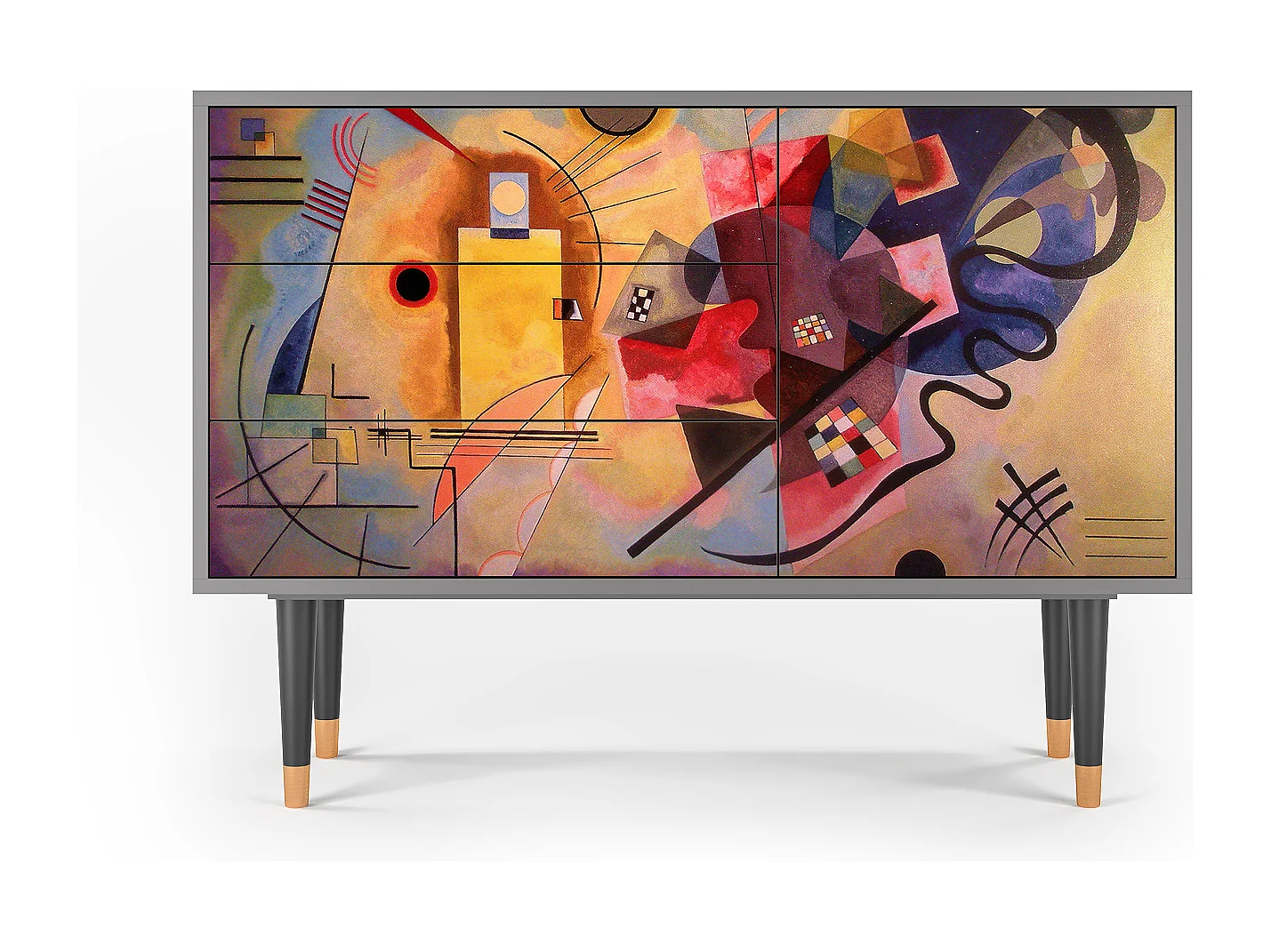 Sideboard - 115х84х41 cm - S3 - Modern Art, Grau