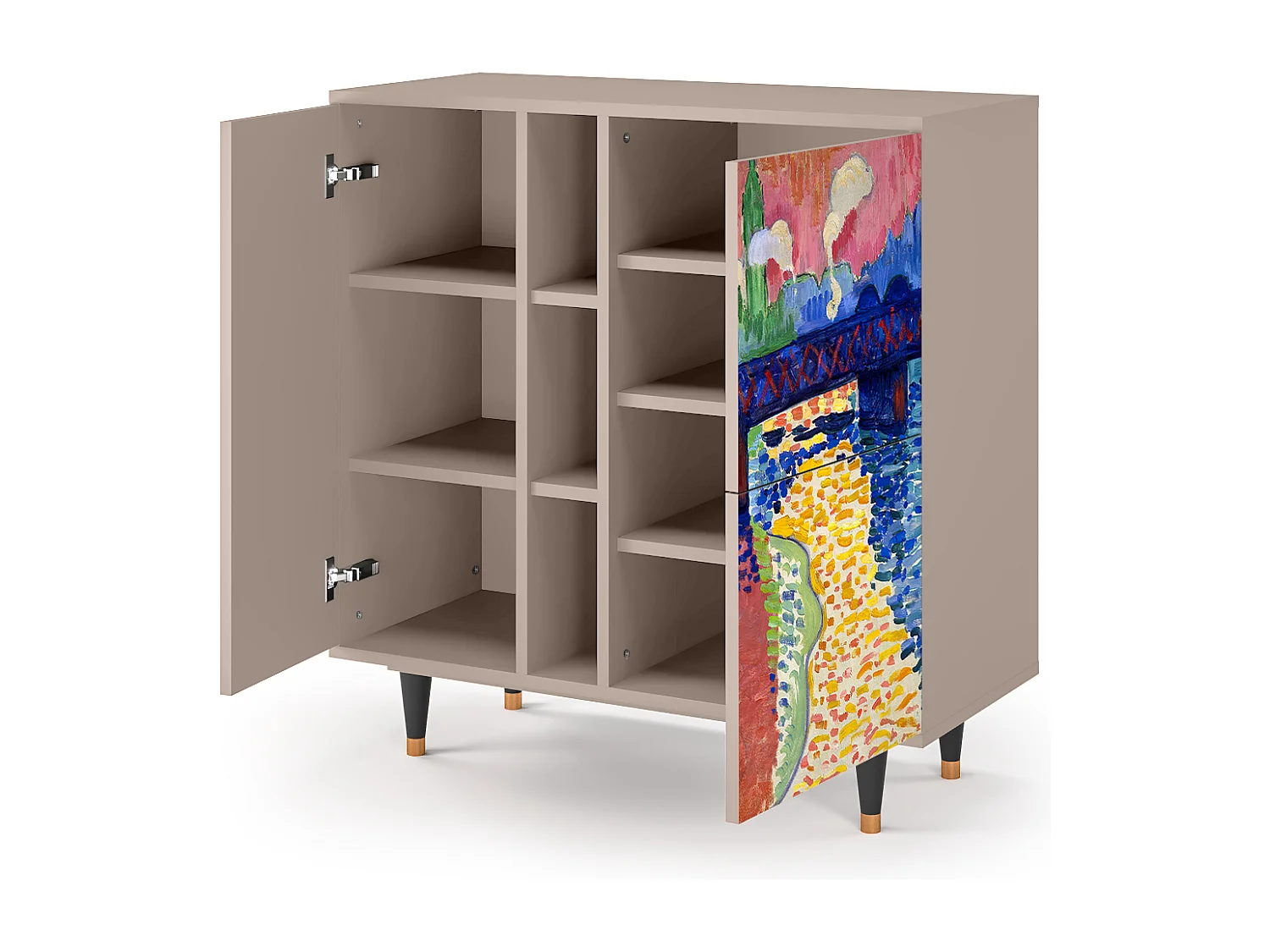 Credenza - 94х96х41 cm - BS5 - Charing Cross Bridge, Latte