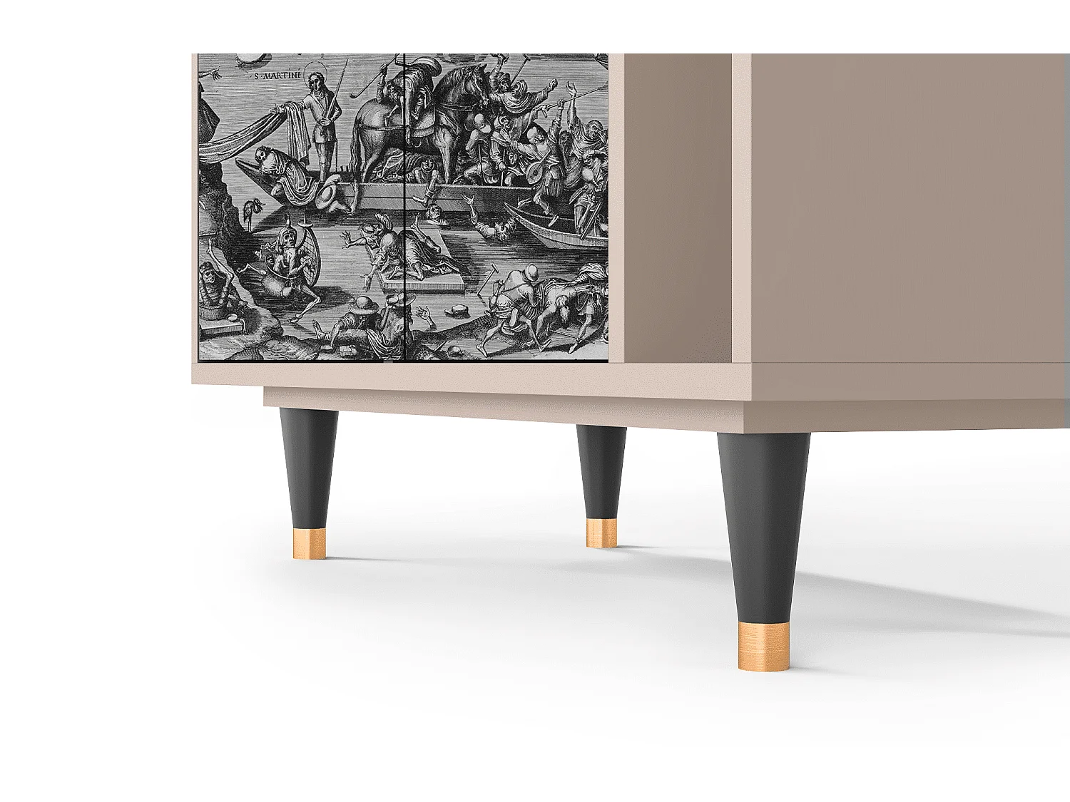 Dressoir - 96х110х41 cm - BS6 - Saint Martin, Latte