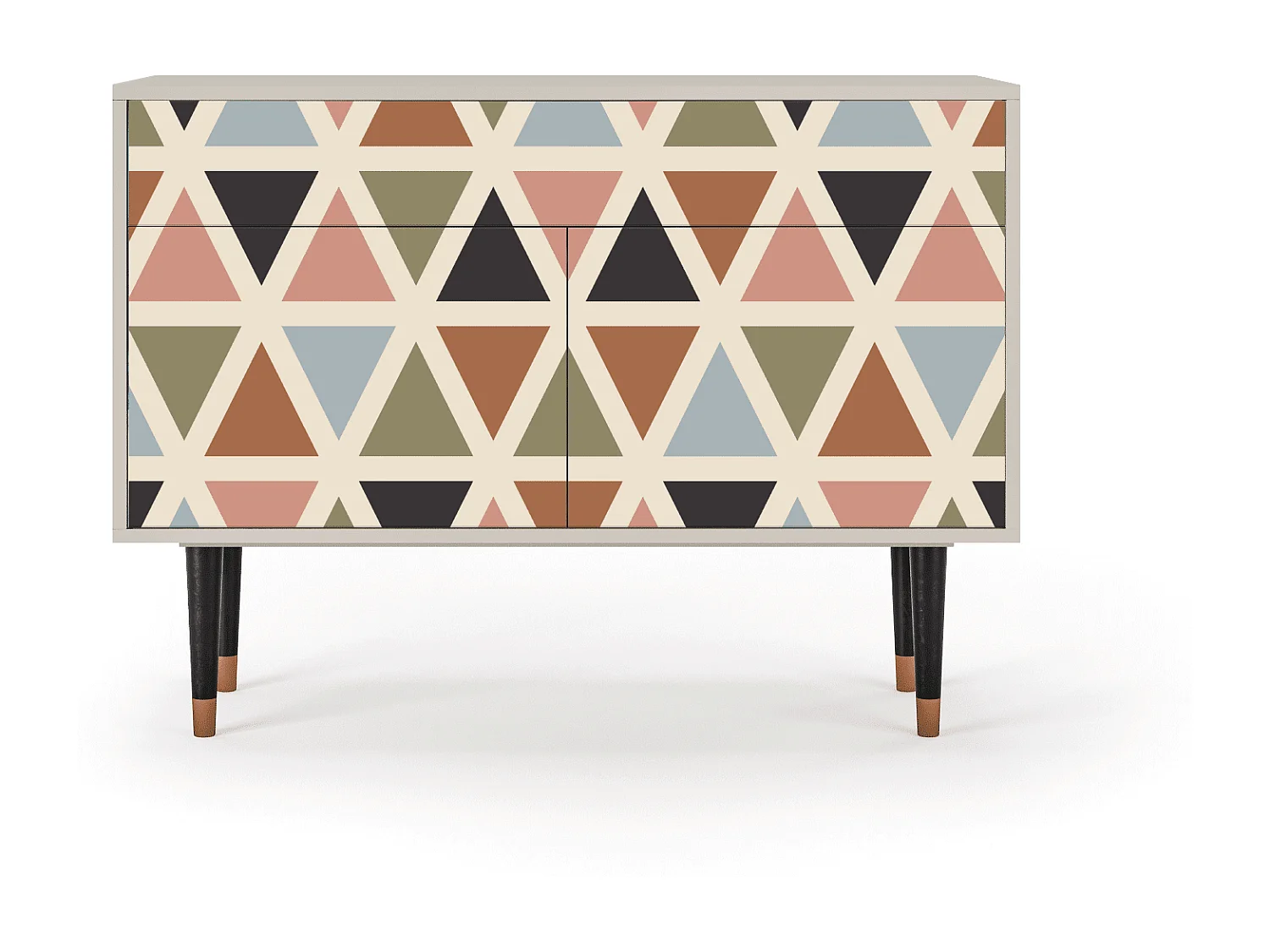 Buffet - 115x85x48 cm - BS4 - Royal Triangles, Sable