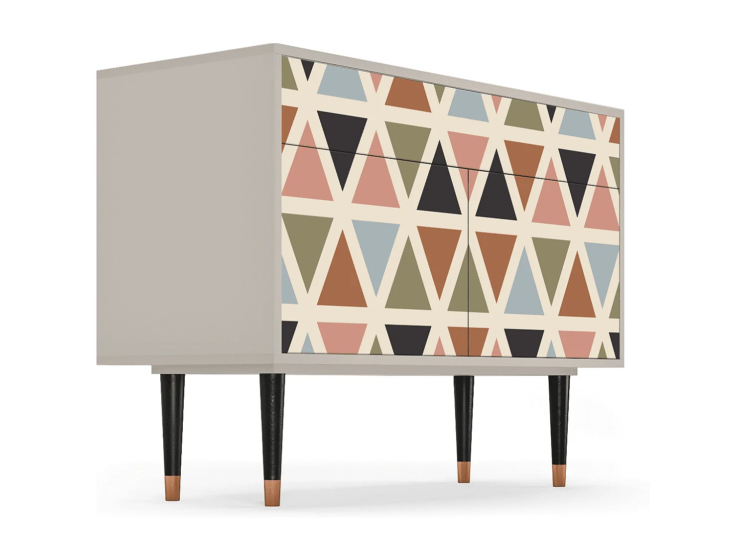 Buffet - 115x85x48 cm - BS4 - Royal Triangles, Sable