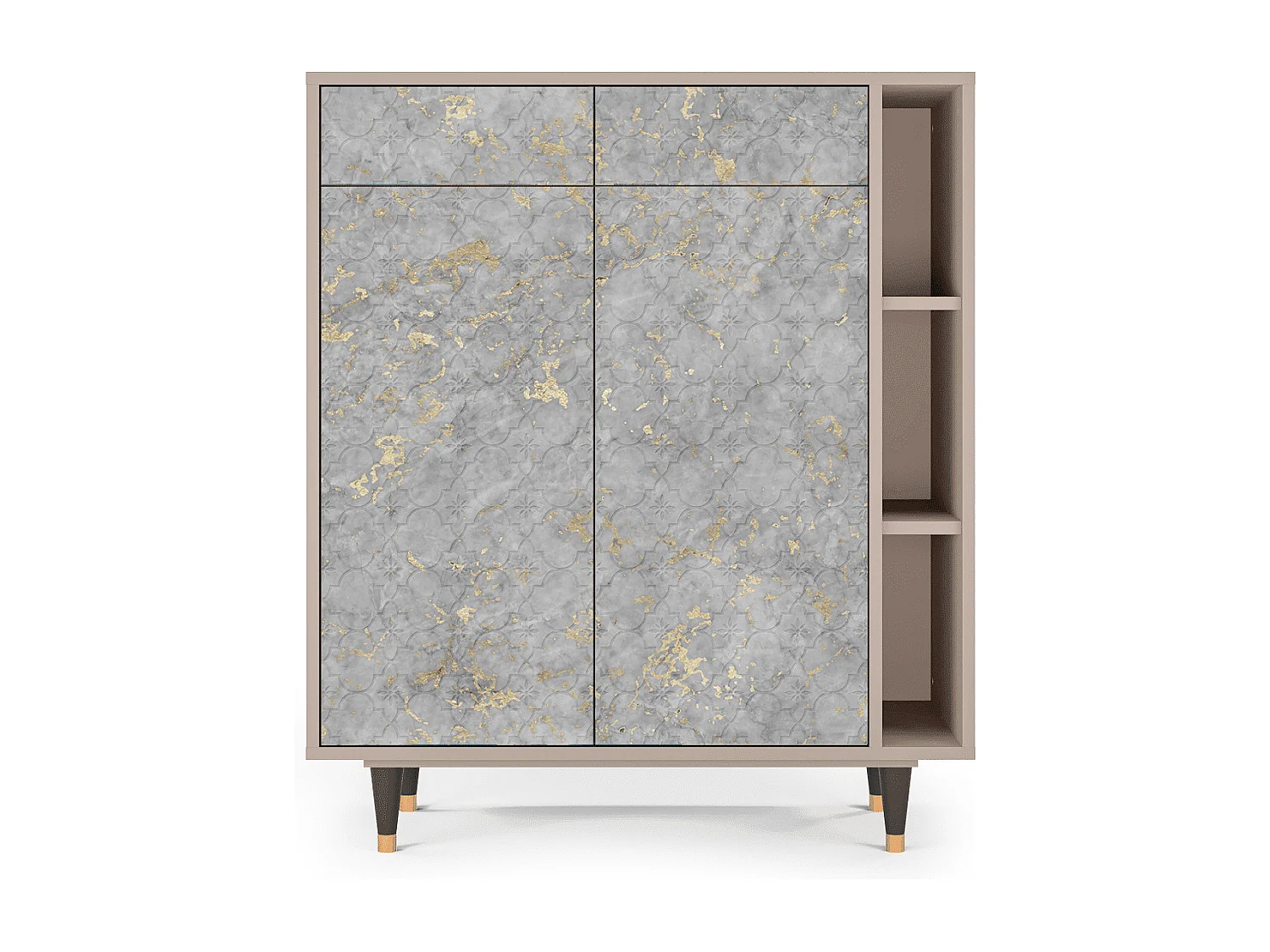 Sideboard - 96х110х41 cm - BS6 - Mariana Trench, Latte