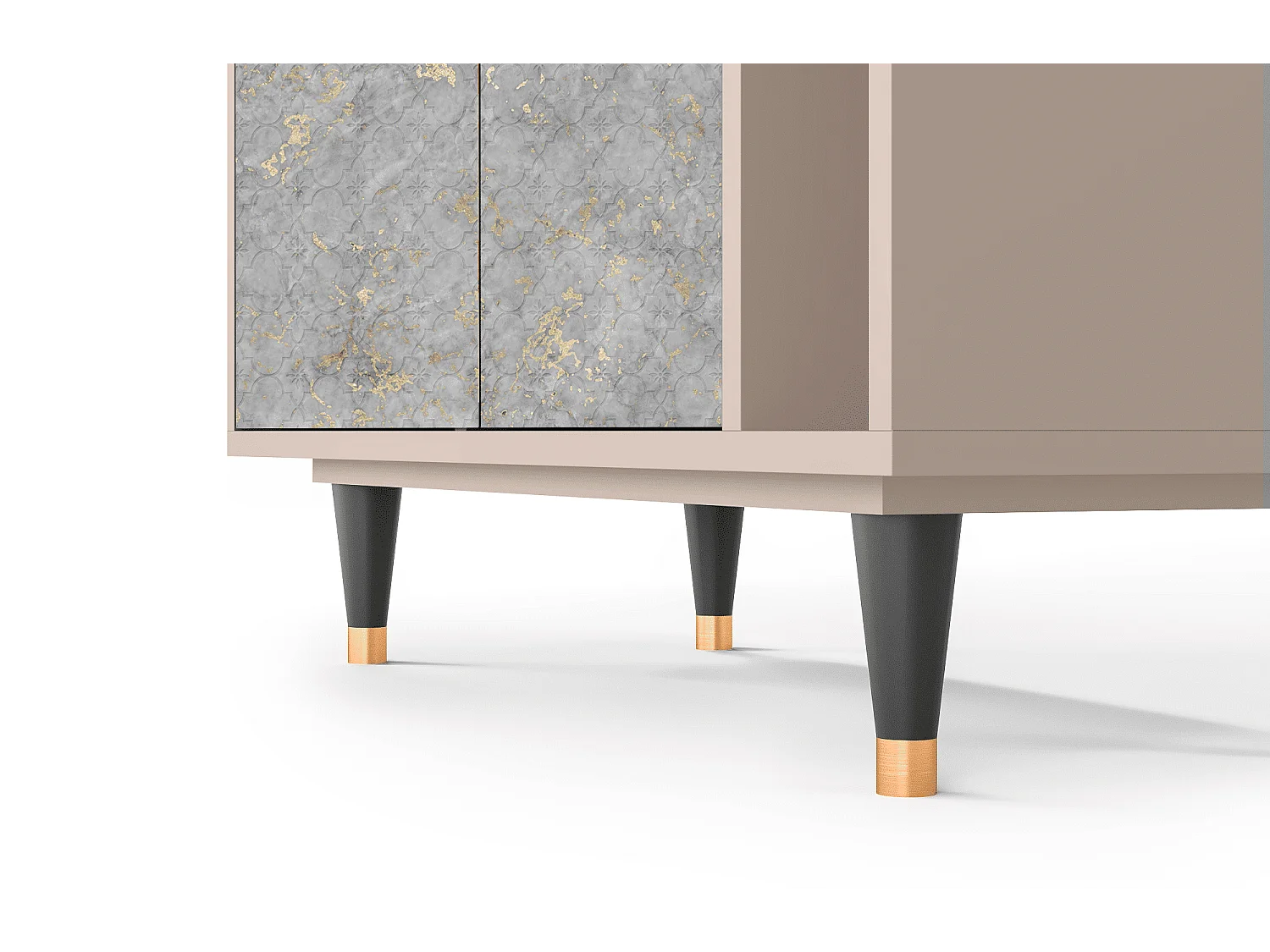 Kredens - 96х110х41 cm - BS6 - Mariana Trench, Latte