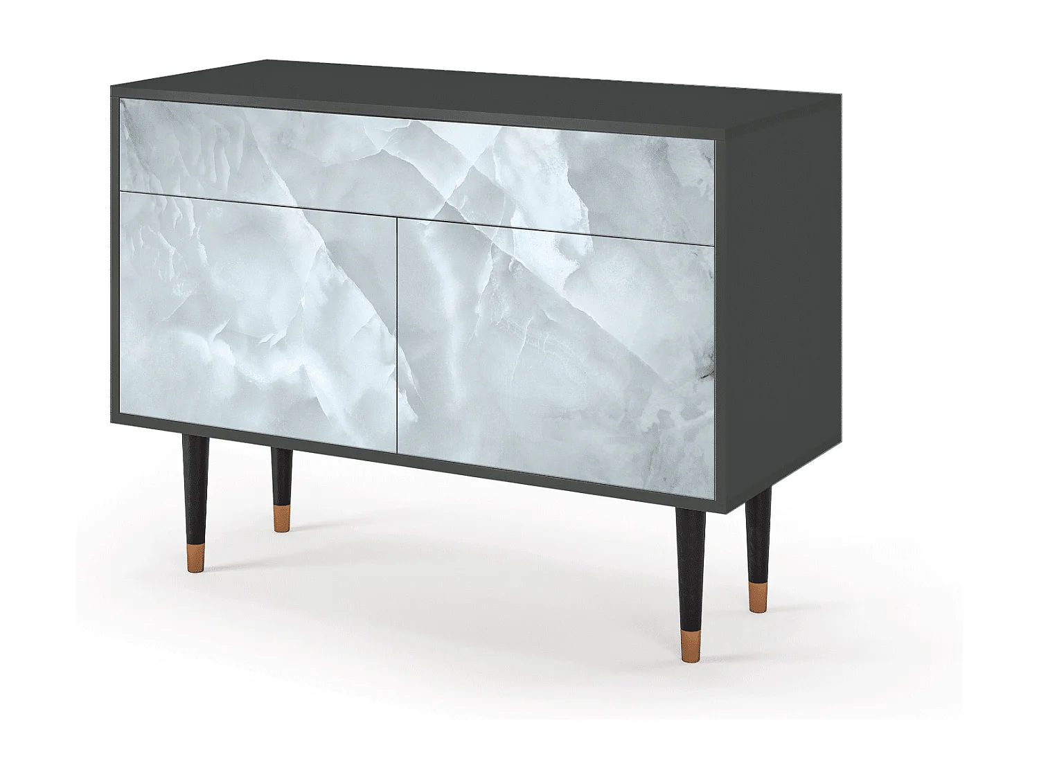 Dressoir - 115x85x48 cm - BS4 - The Onyx, Antraciet