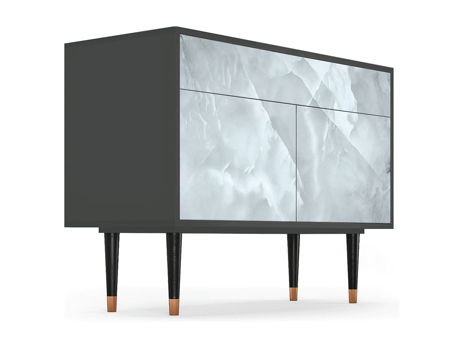 Buffet - 115x85x48 cm - BS4 - The Onyx, Anthracite