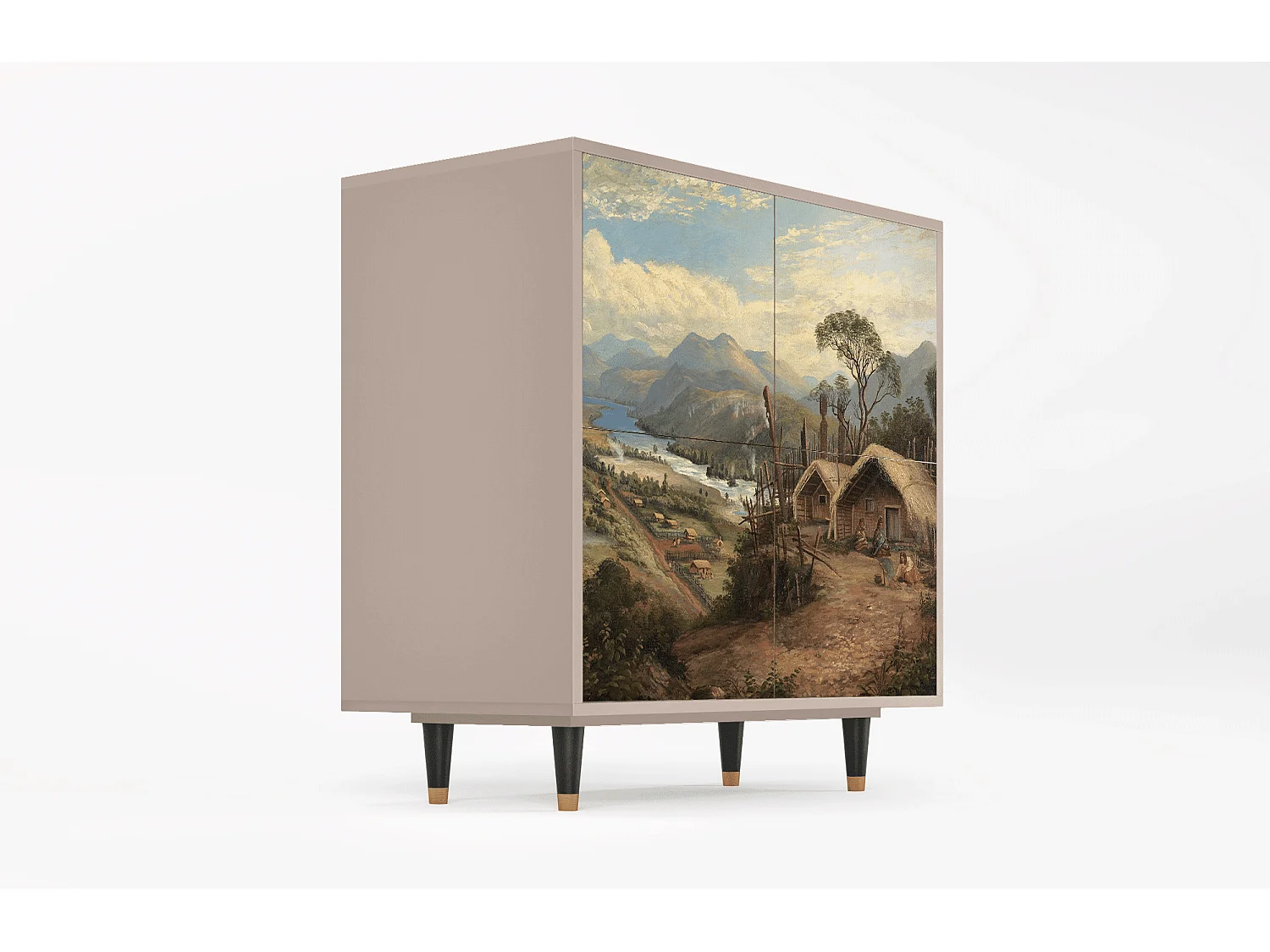 Aparador - 94x96x48 cm - BS3 - View Across the Plains , Latte