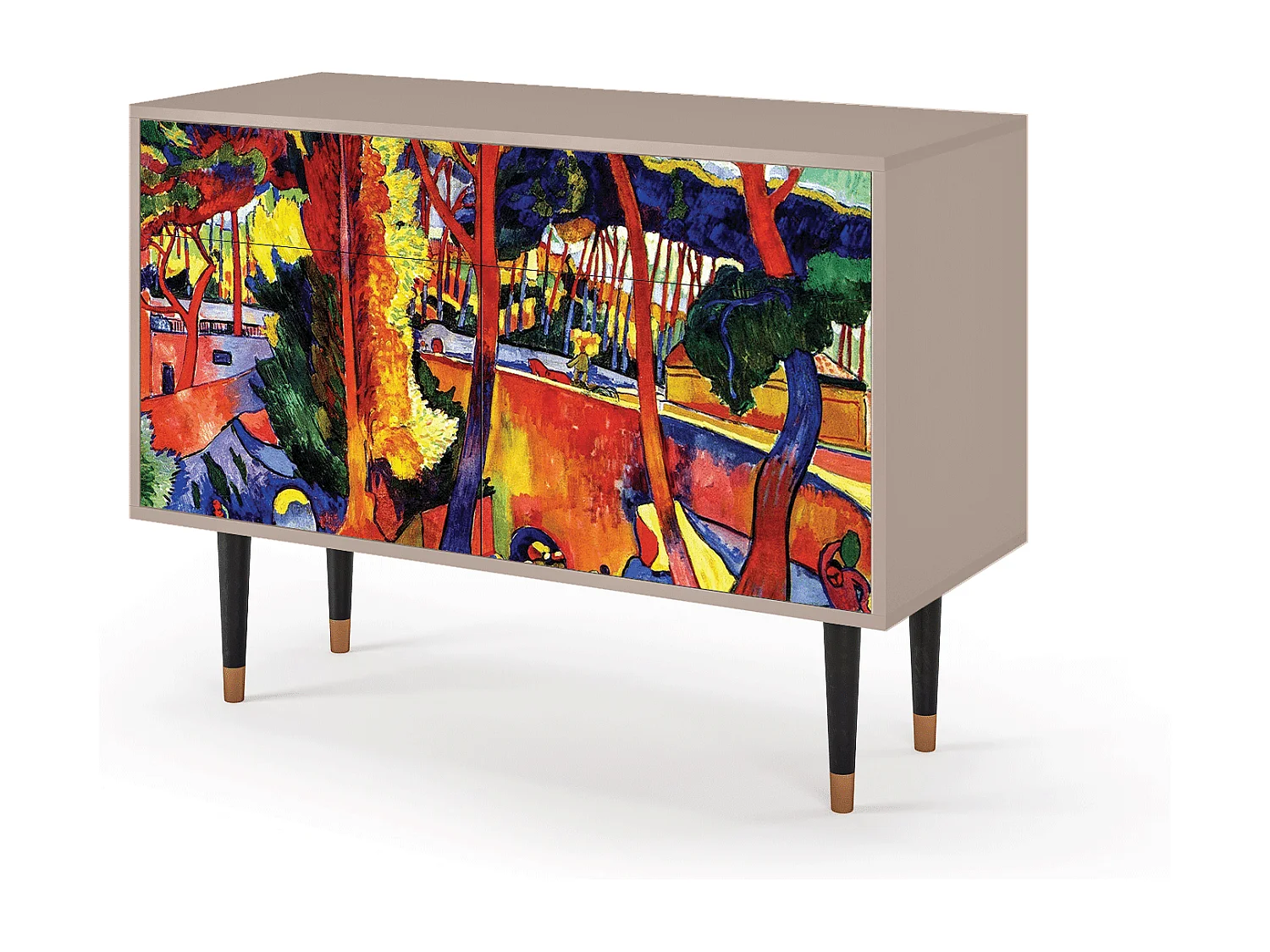 Kredens - 115x85x48 cm - BS4 - The Turning Road, Latte