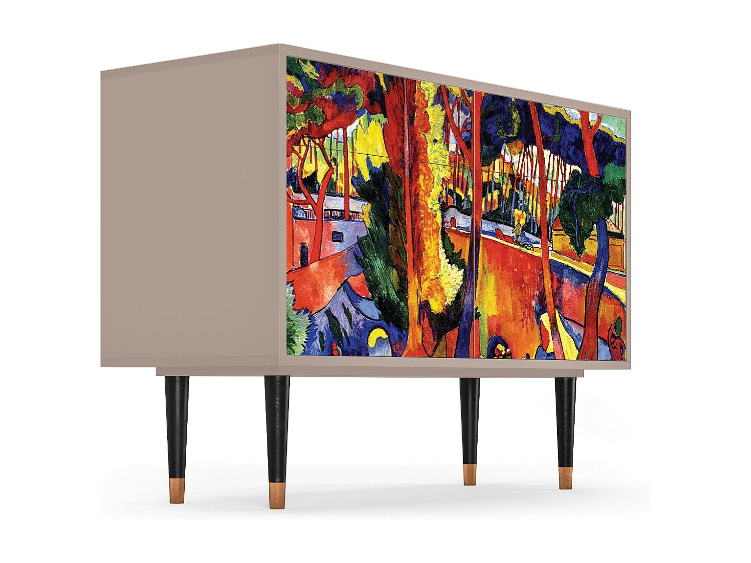 Kredens - 115x85x48 cm - BS4 - The Turning Road, Latte