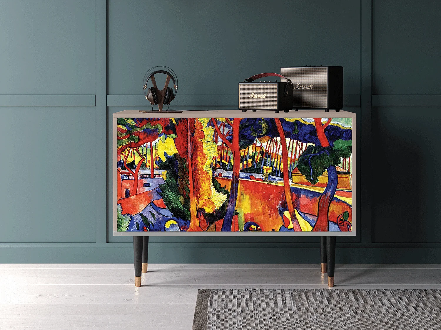 Credenza - 115x85x48 cm - BS4 - The Turning Road, Latte