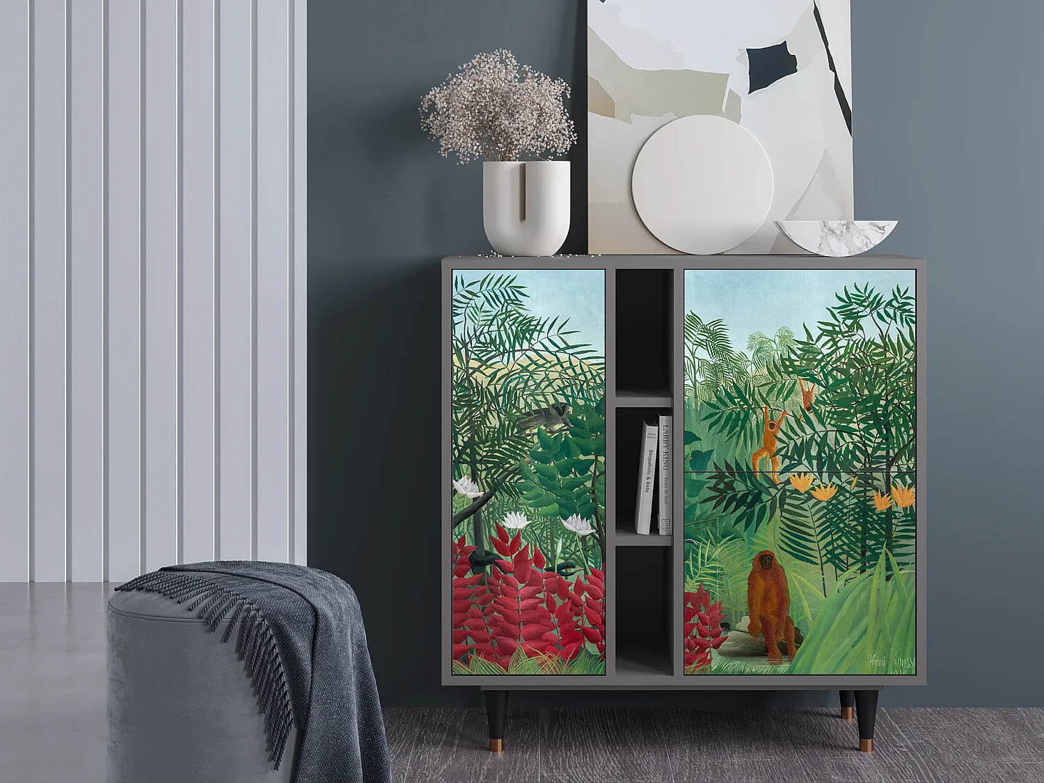 Buffet - 94х96х41 cm - BS5 - Jungles in Paris, Gris