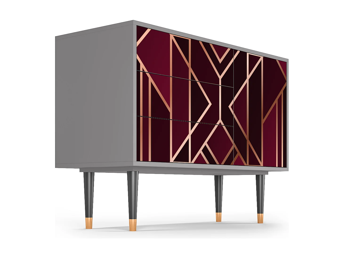 Credenza - 115х84х41 cm - S3 - Burgundy Jewelery, Grigio