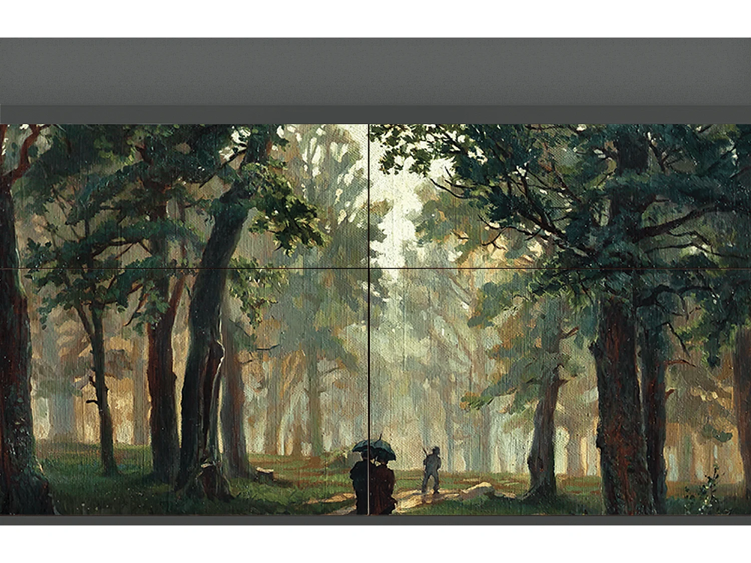 Aparador - 115x85x48 cm - BS4 -  Rain in the Oak Forest, Antracita