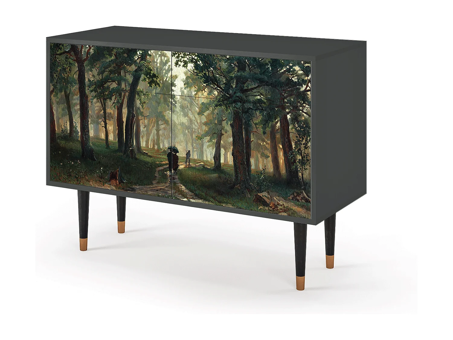 Buffet - 115x85x48 cm - BS4 -  Rain in the Oak Forest, Anthracite