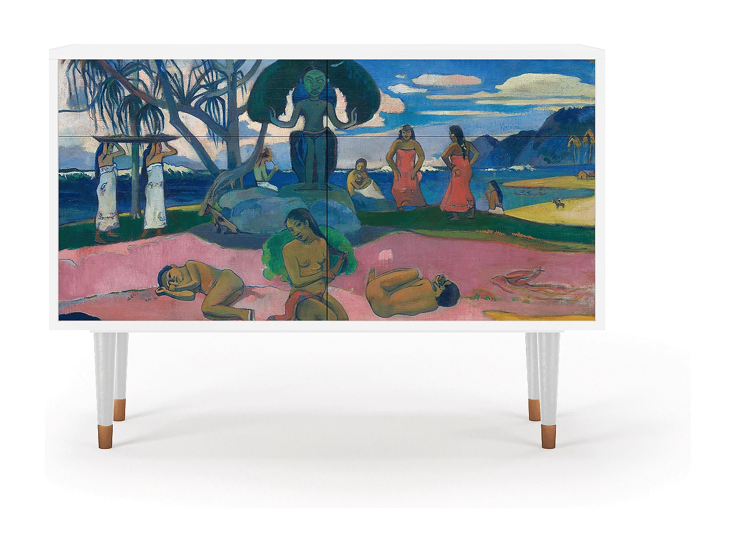 Kredens - 115x85x48 cm - BS4 - Day of the God, Biały