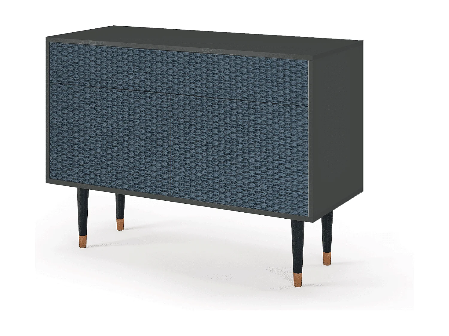 Buffet - 115x85x48 cm - BS4 - Knitted Pattern, Anthracite