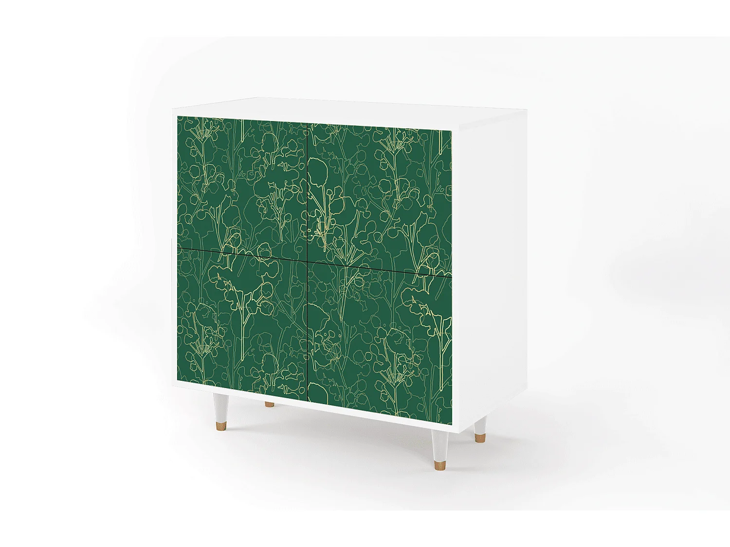 Buffet - 94x96x48 cm - BS3 - Emerald Forest, Blanc