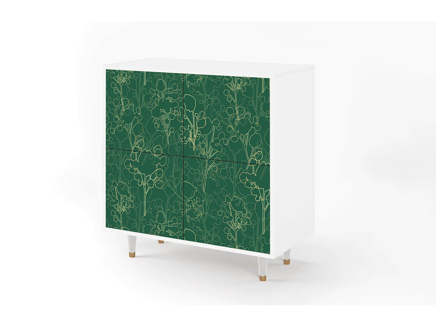 Buffet - 94x96x48 cm - BS3 - Emerald Forest, Blanc