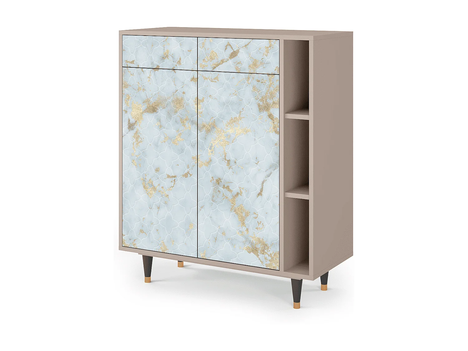 Dressoir - 96х110х41 cm - BS6 - Golden Waves, Latte