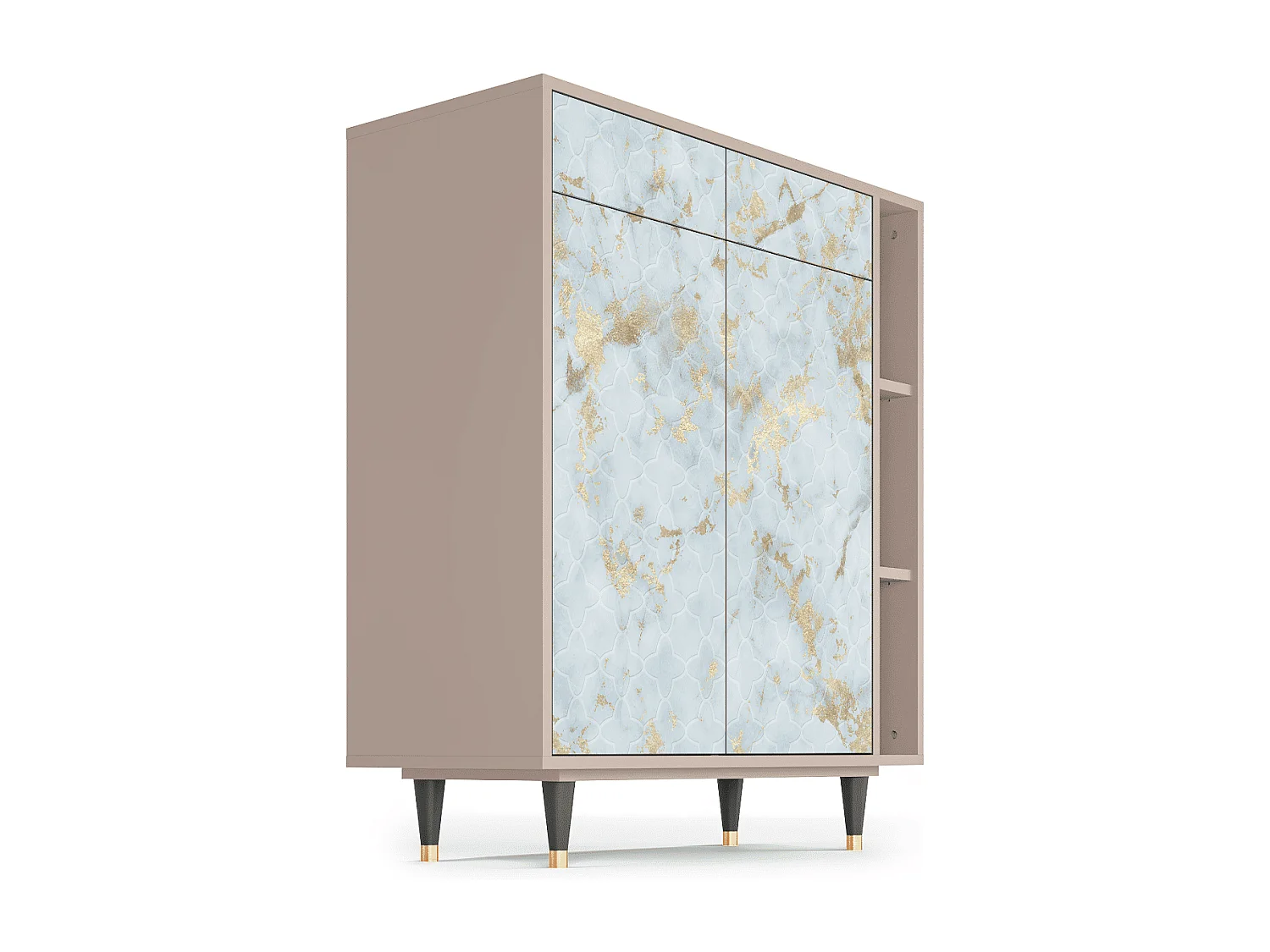 Dressoir - 96х110х41 cm - BS6 - Golden Waves, Latte