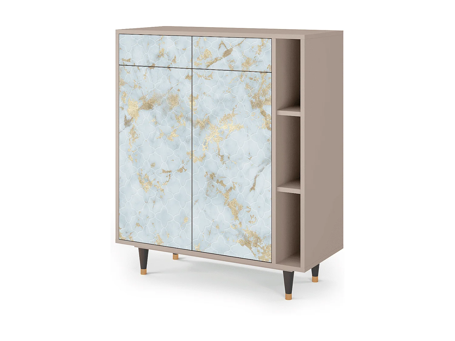 Buffet - 96х110х41 cm - BS6 - Golden Waves, Latte