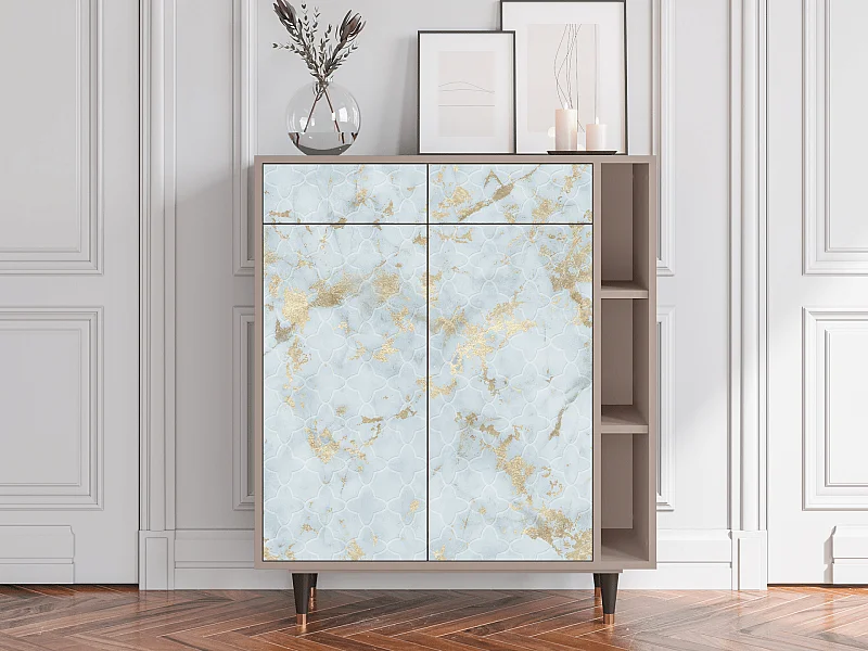 Dressoir - 96х110х41 cm - BS6 - Golden Waves, Latte