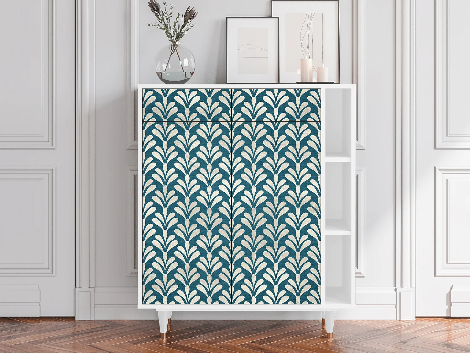 Buffet - 96х110х41 cm - BS6 - Milky Tears, Blanc