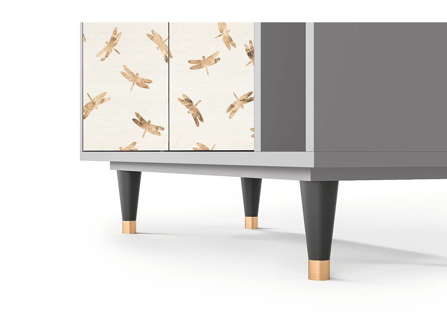 Aparador - 96х110х41 cm - BS6 - Nude Dragonflies, Gris