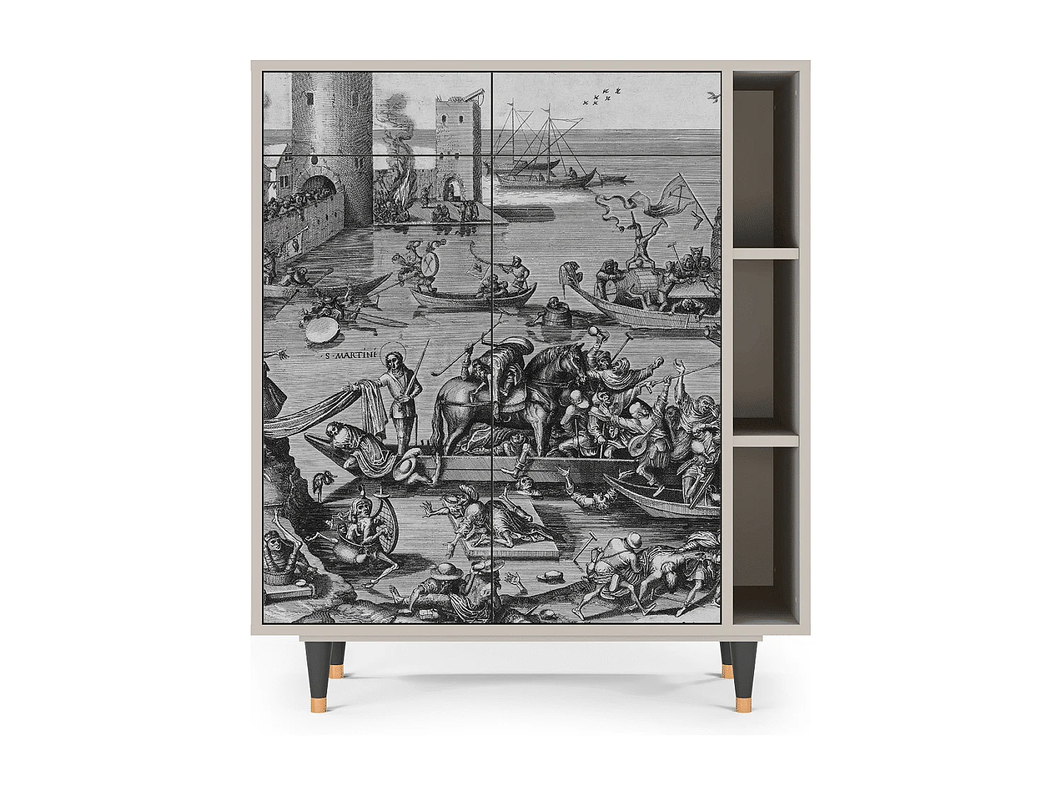 Buffet - 96х110х41 cm - BS6 - Saint Martin, Sable