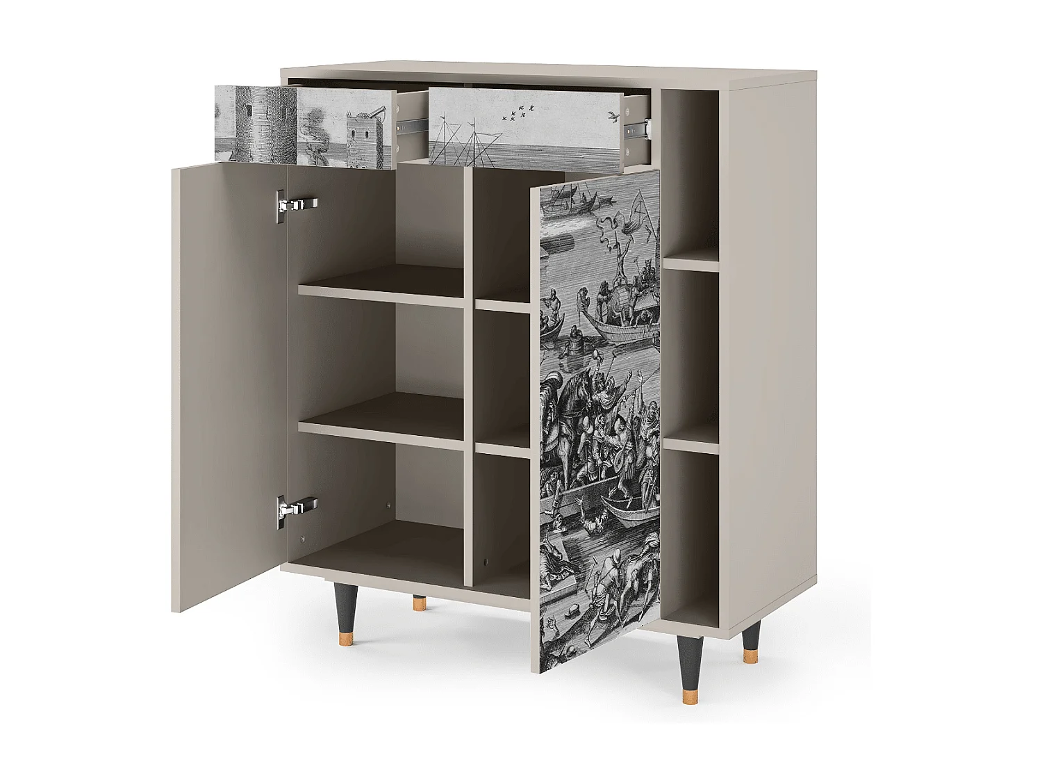 Buffet - 96х110х41 cm - BS6 - Saint Martin, Sable