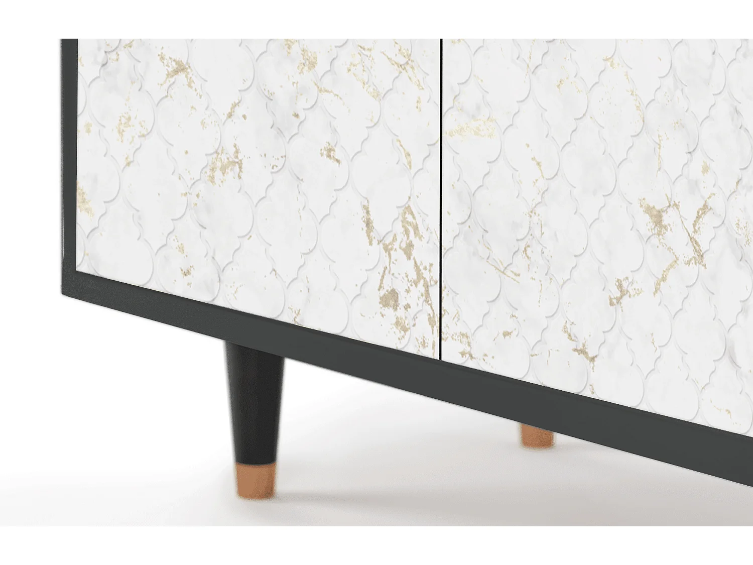 Dressoir - 94x96x48 cm - BS3 - Sweet Cotton, Antraciet