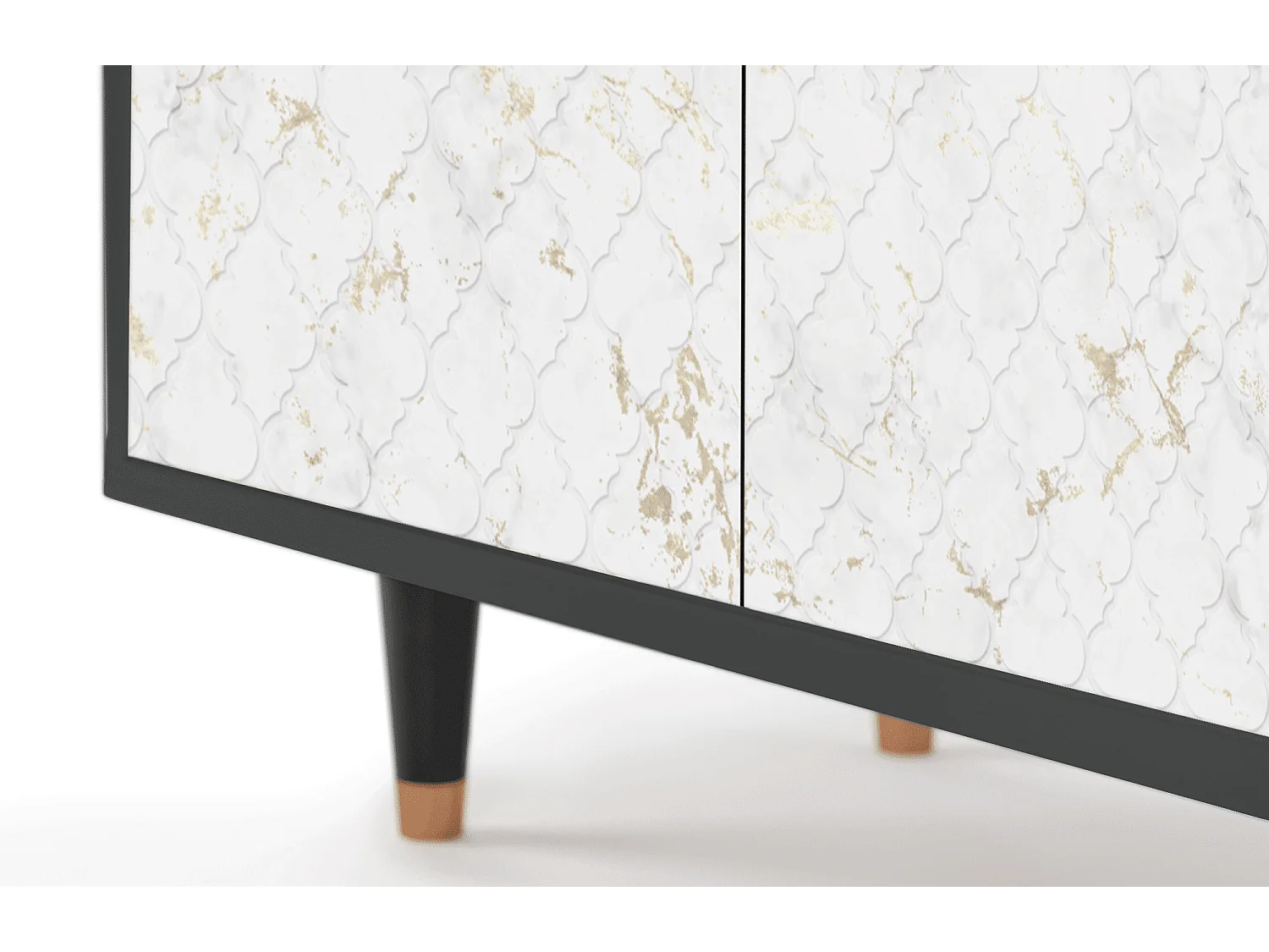 Dressoir - 94x96x48 cm - BS3 - Sweet Cotton, Antraciet