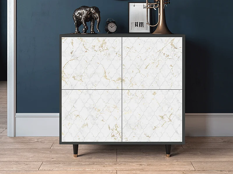 Sideboard - 94x96x48 cm - BS3 - Sweet Cotton, Anthrazit